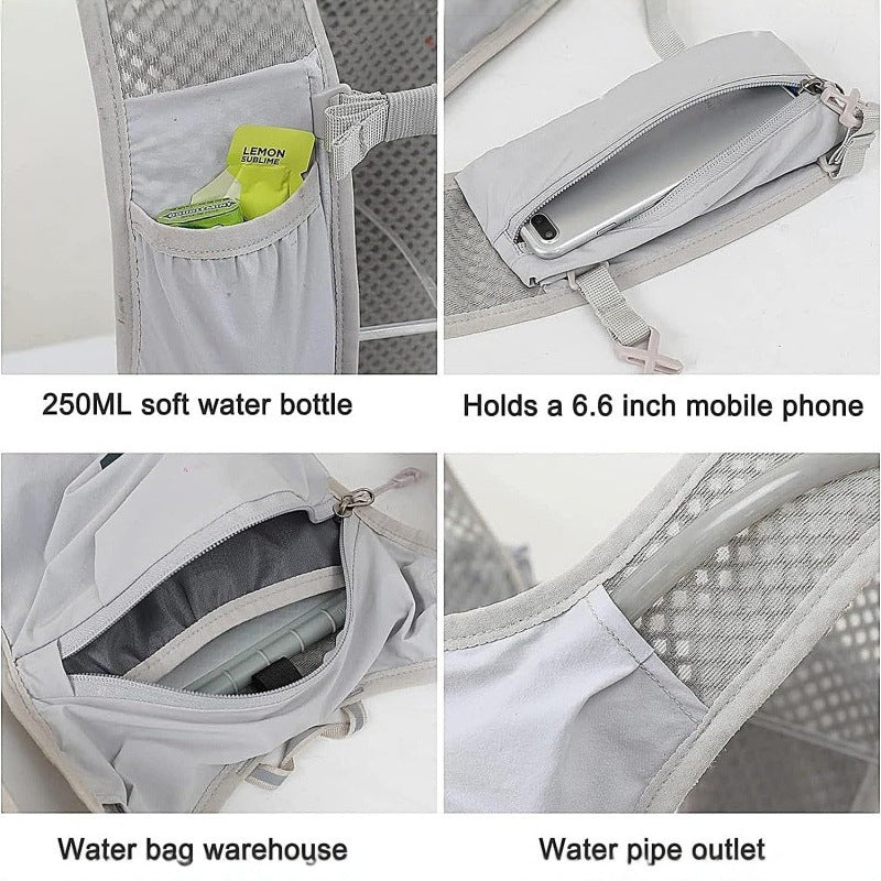 Sportlicher Hydration Rucksack mit Atmungsaktiven Netzeinsätzen Brehn
