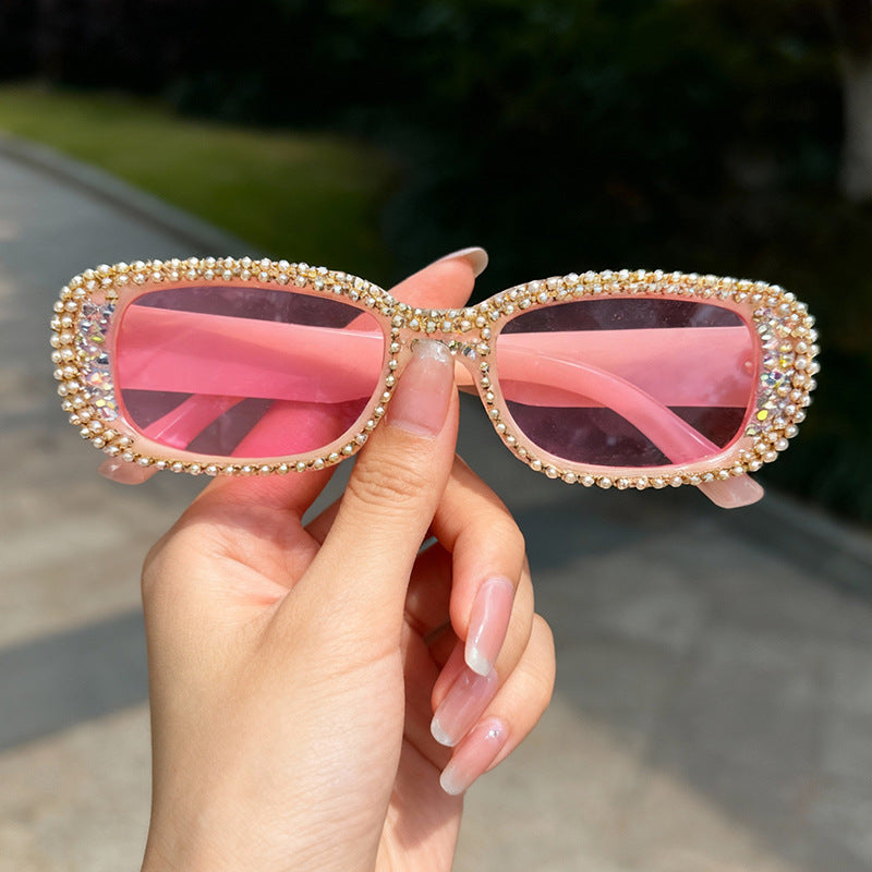 Rhinestone-besetzte modische Sonnenbrille Brehn