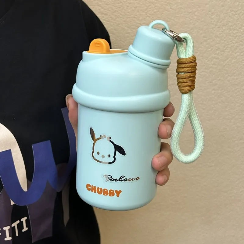 Damen Isoliertrinkflasche mit innovativem Verschlusssystem und süßem Tierdesign Brehn