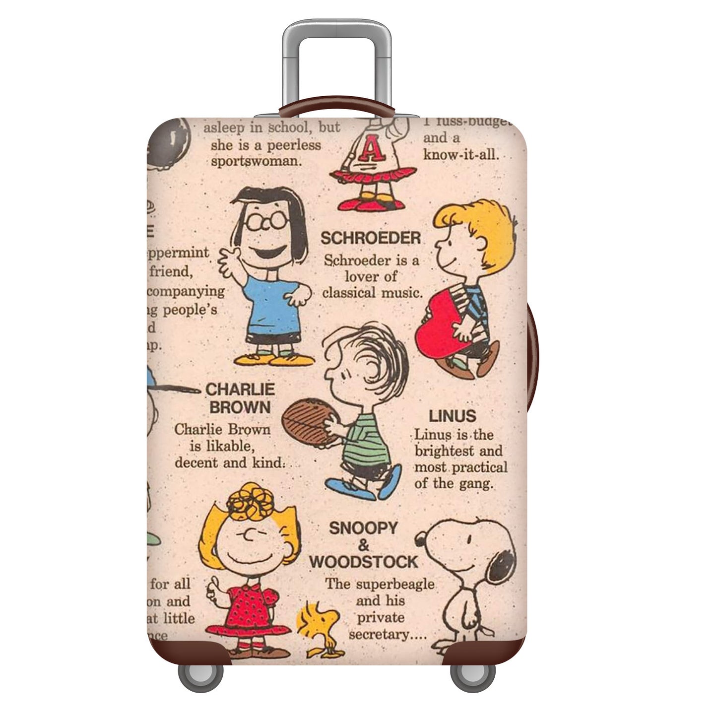 Damen Hartschalenreisekoffer mit süßem Snoopy-Design Brehn