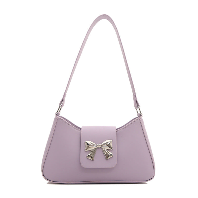Stylische Schleifenakzent-Handtasche Brehn