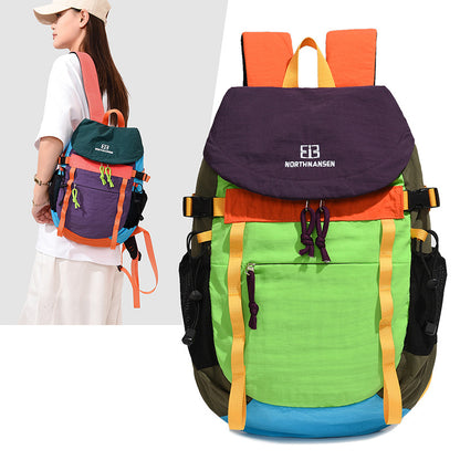 Farbiger Mehrfach-Taschen-Wander-Rucksack Brehn