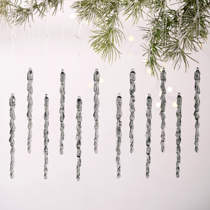 Dekorative Weihnachtslichterkette mit Eiszapfen-Design Brehn