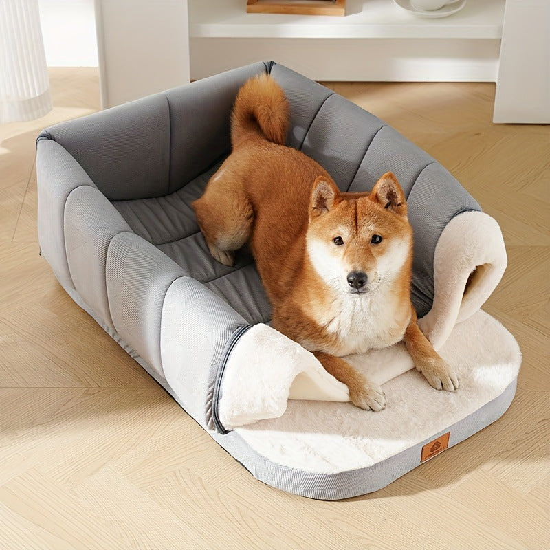 Gemütliches Geschlossenes Hundebett