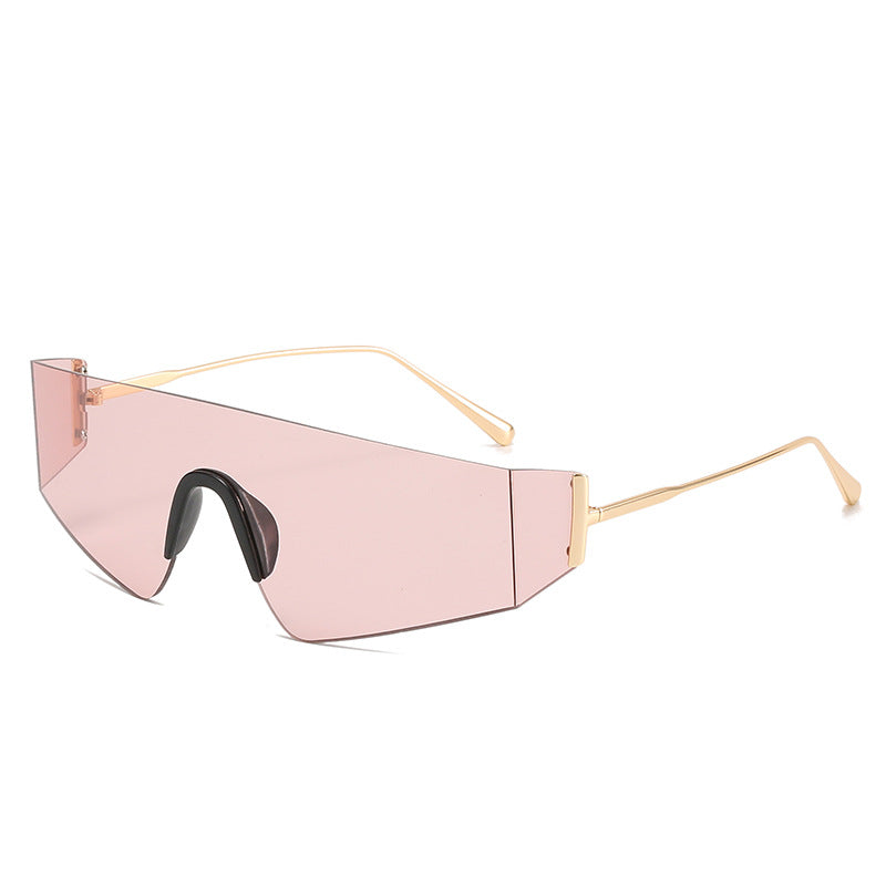 Damen futuristische Oversized-Sonnenbrille Brehn