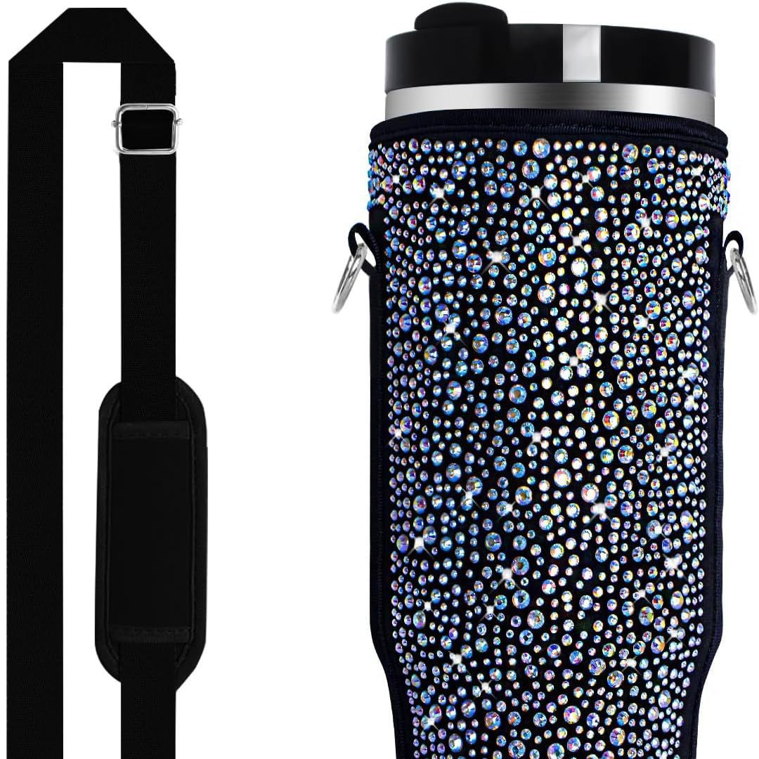 Damen Wasserflaschenhalter mit funkelnden Strasssteinen Brehn