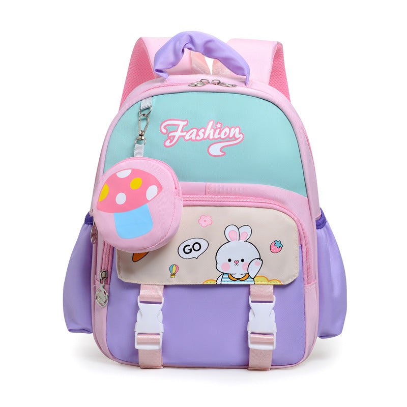 Verspielter Rucksack für die Schule im Cartoon-Stil Brehn