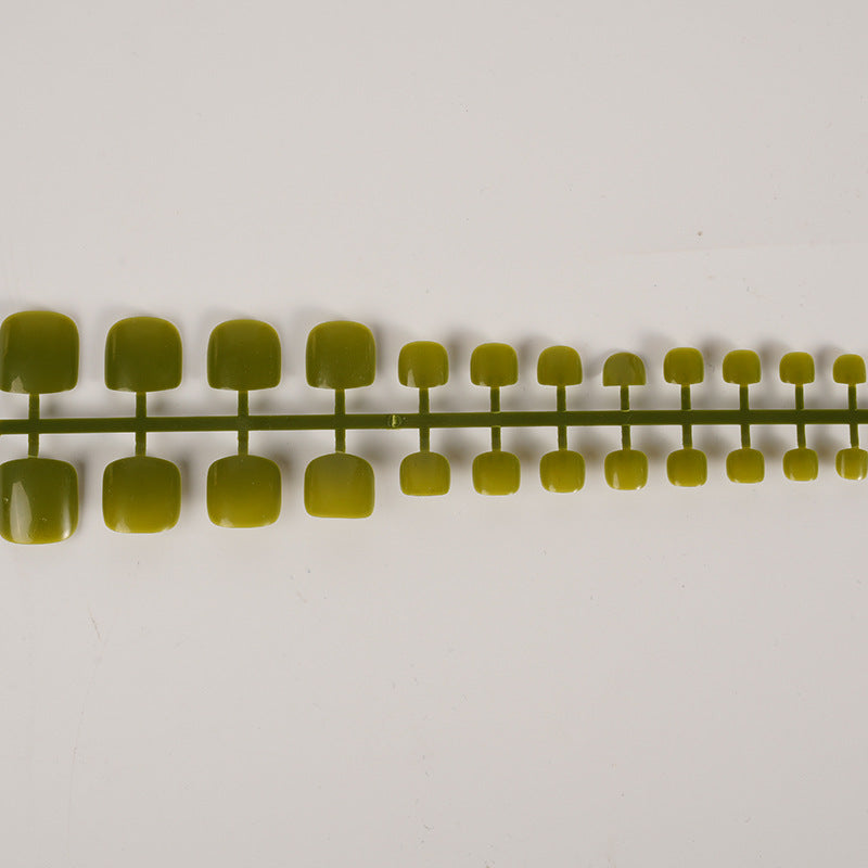 Glänzendes quadratisches Press-On-Nagelkunst-Set Brehn