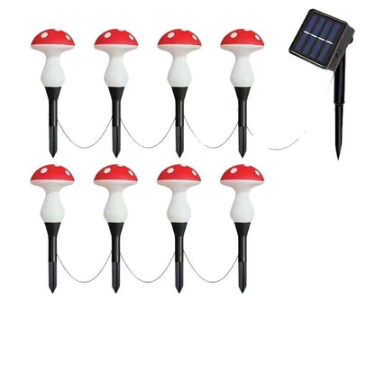 Launische Pilzwegstecker-Lichter mit keramischen Kappen und warmer LED-Beleuchtung Brehn
