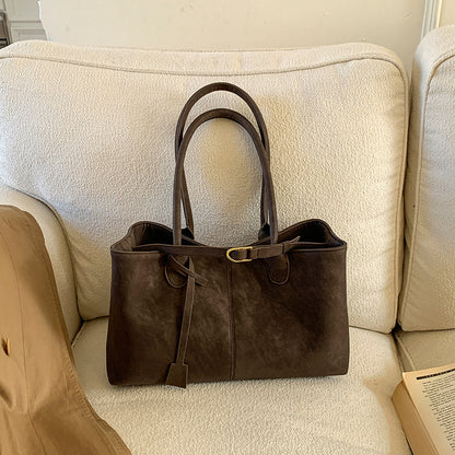 Klassische Leder Tote Bag