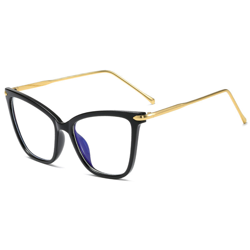 Damen Cat-Eye Brille mit filigranem Metallrahmen Brehn