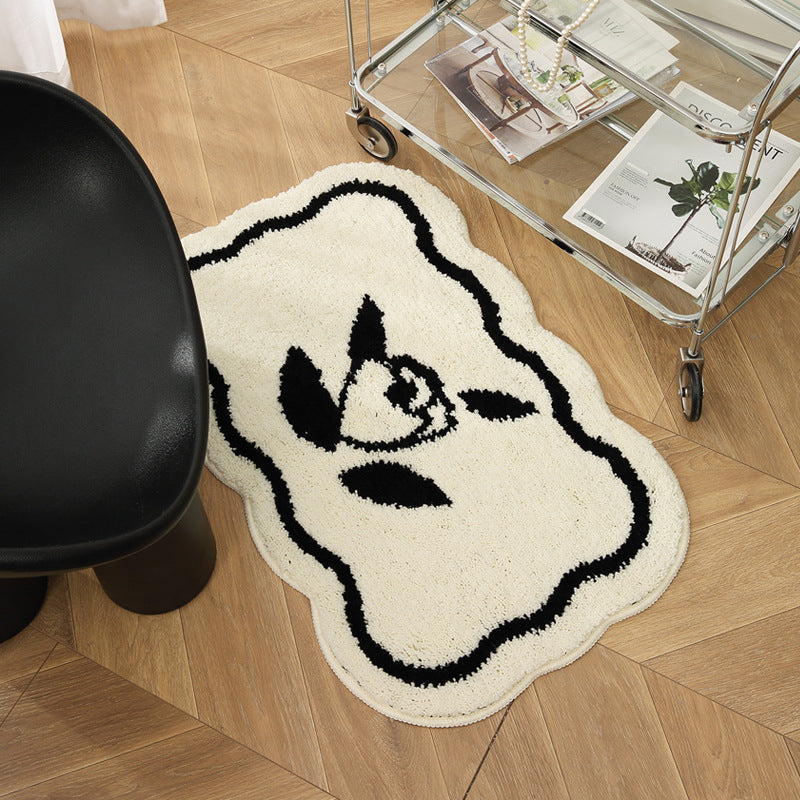 Herzförmige dekorative Badmatte Brehn