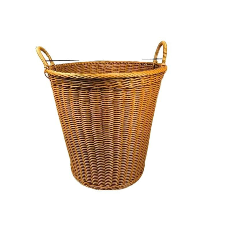 Unisex Robuster Aufbewahrungskorb aus geflochtenem Rattan Brehn