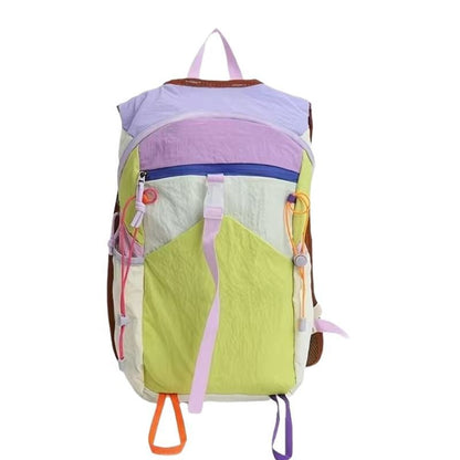 Farbenfroher Mehrfach-Taschen Rucksack Brehn