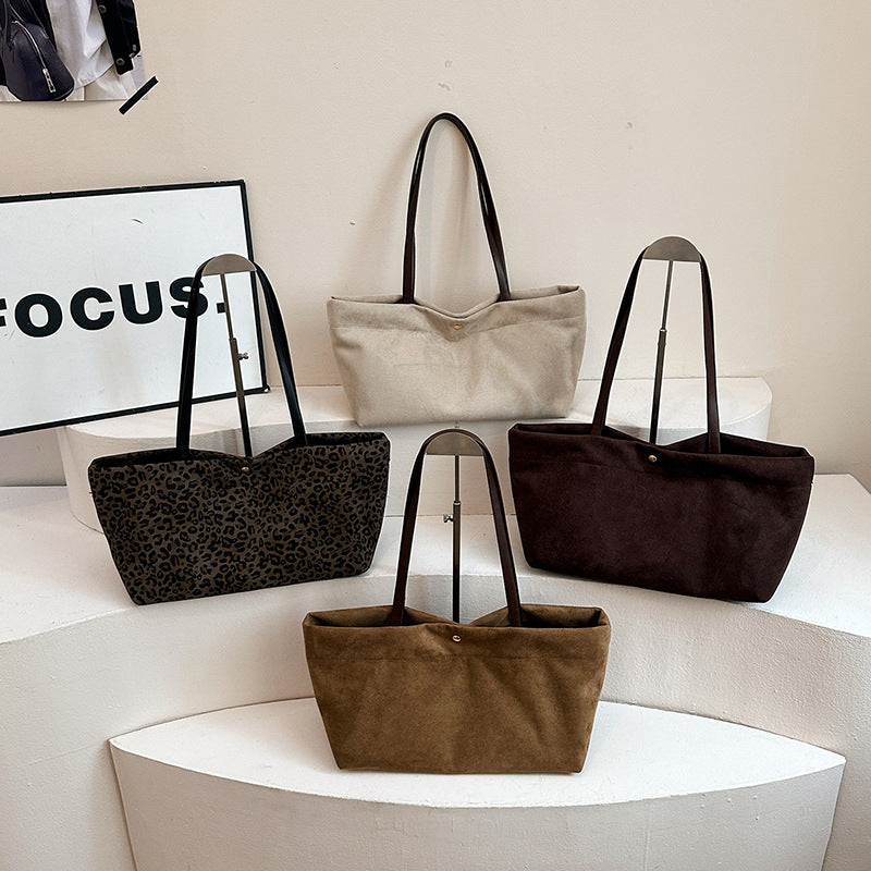 Wildleder Strukturierte Tote Tasche