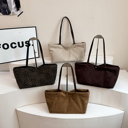 Wildleder Strukturierte Tote Tasche