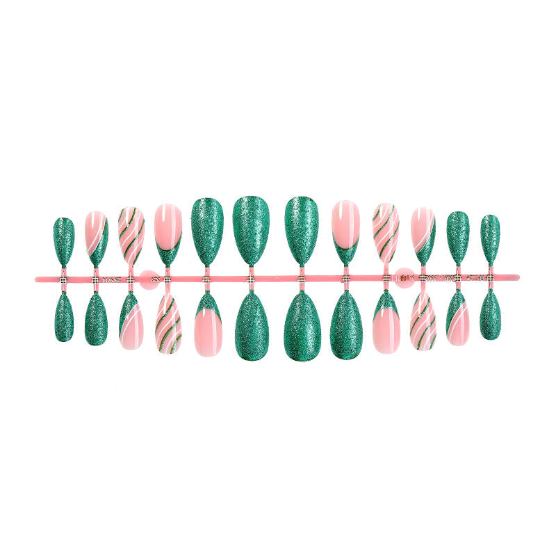 Glitzerndes Ombre Presse-Fingerna Set Brehn
