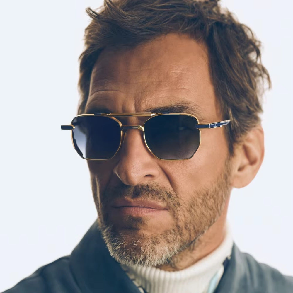 Damen Designer Sonnenbrille mit einzigartigem Rahmen und polarisierten Gläsern Brehn