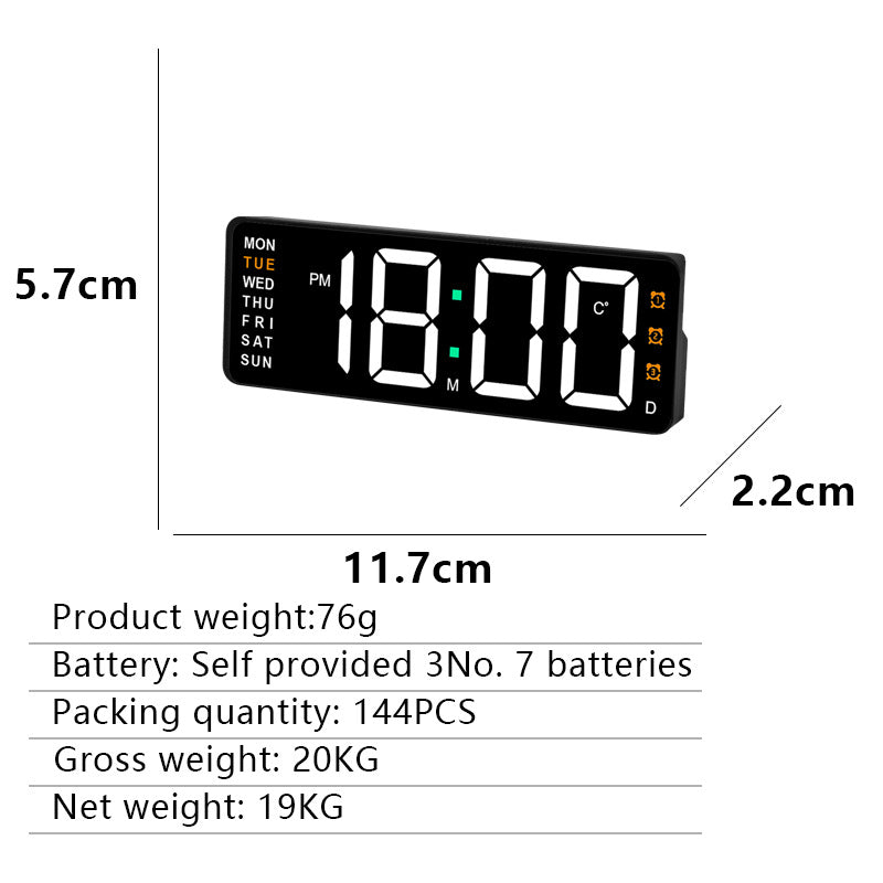 Digitaler Wanduhr Brehn