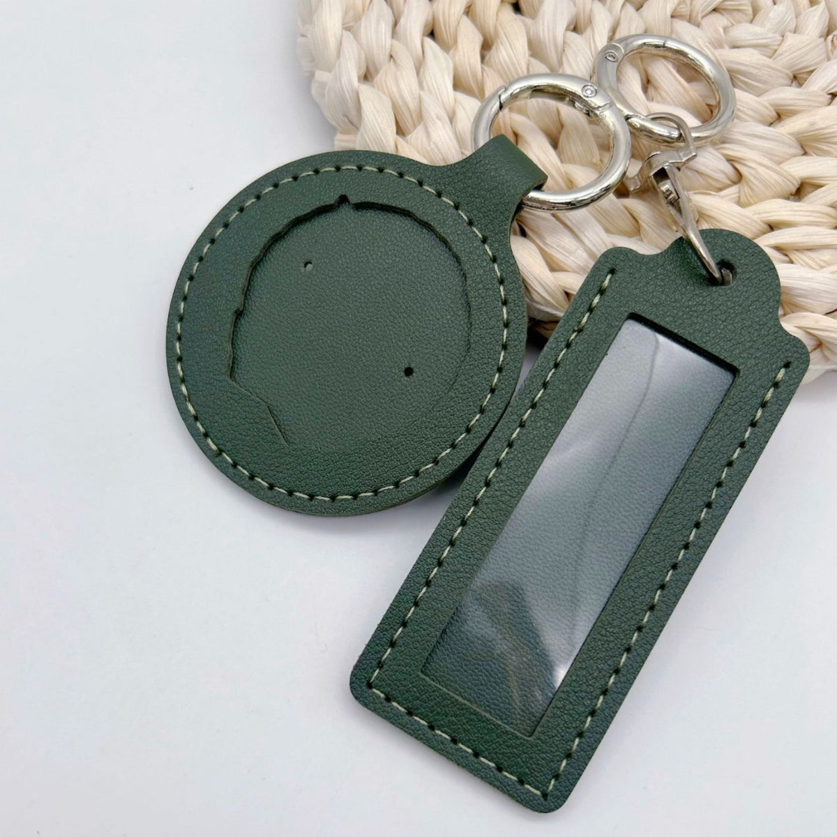 Personalisierter Leder-Schlüsselanhänger Brehn