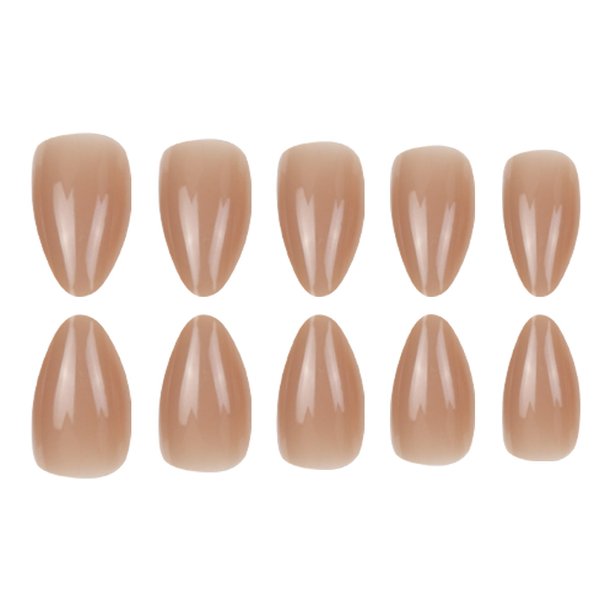 Elegante Stiletto-Form Press-On Nagelset Brehn