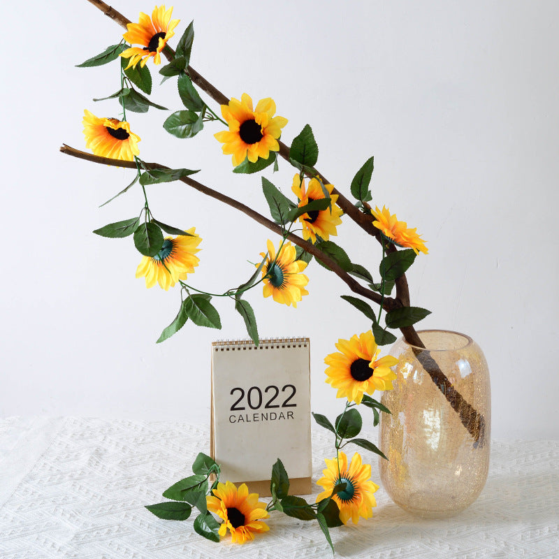 Sonnenblumen Blumenkranz Dekoration