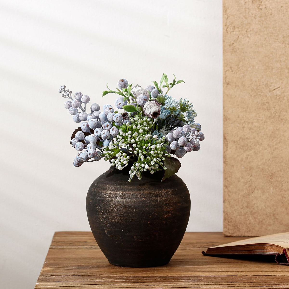 Handgefertigte Terrakotta Vase Brehn