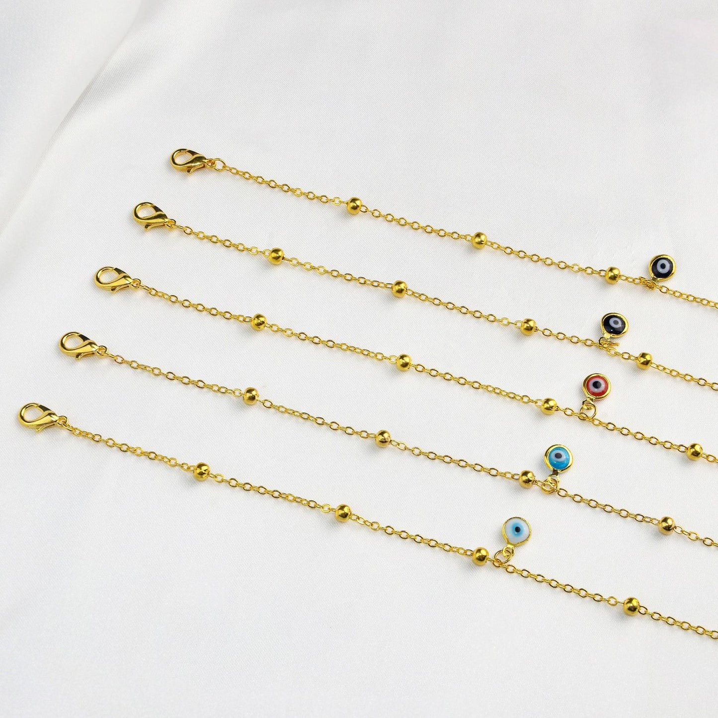 Delicate Evil Eye Anklet Brehn
