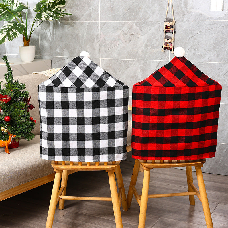 Festliche Stuhlhusse im Weihnachtsdesign Brehn