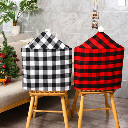 Festliche Stuhlhusse im Weihnachtsdesign Brehn
