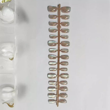 Iridescent Press-On Nail Tips Brehn