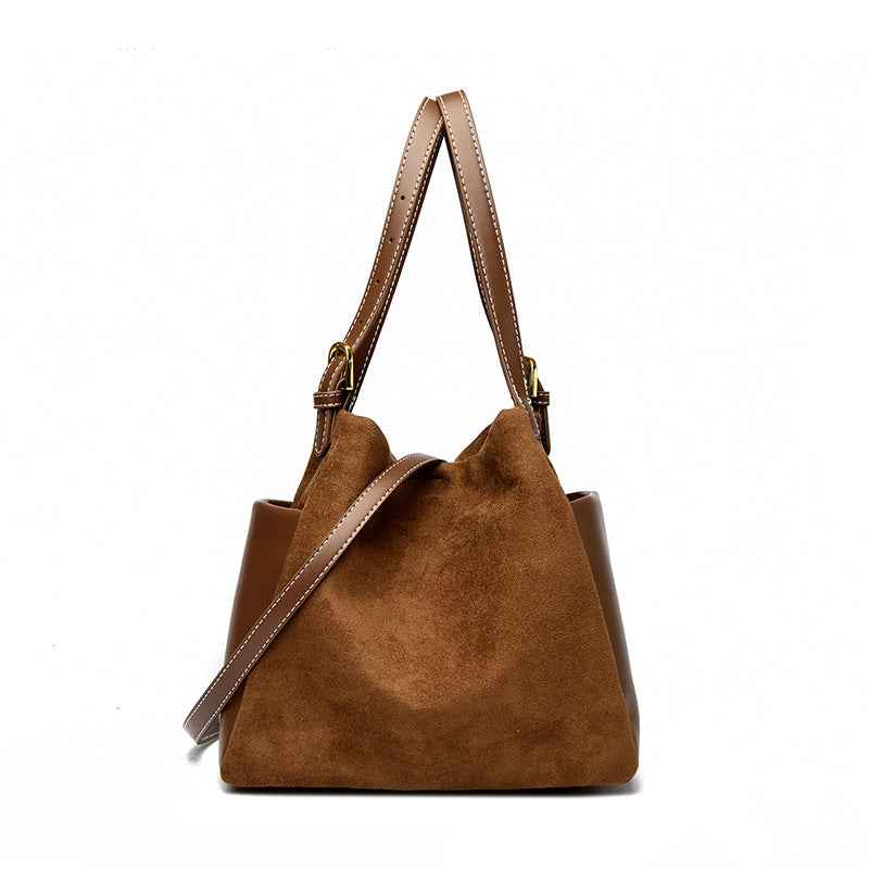 Suede Bucket Handtasche Brehn