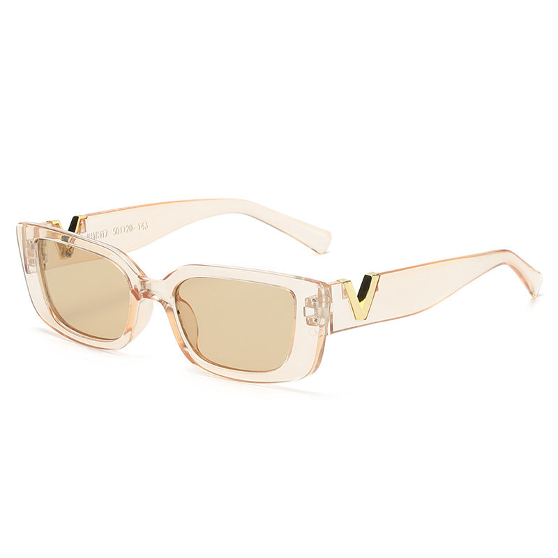 Damen modische Sonnenbrille mit trendigem Leopardenmuster und robustem Rahmen Brehn