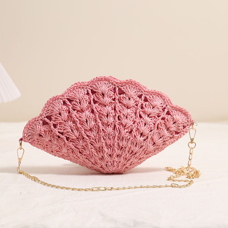 Elegante Clutch-Tasche Im Muscheldesign Brehn