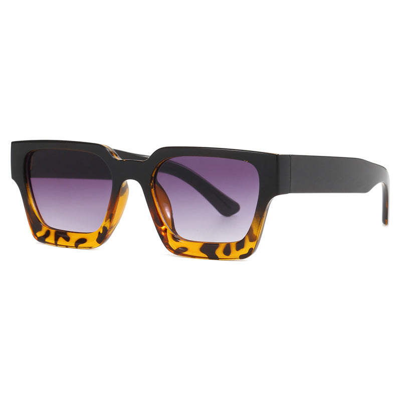 Damen Modische Oversized-Sonnenbrille mit quadratischem Rahmen Brehn