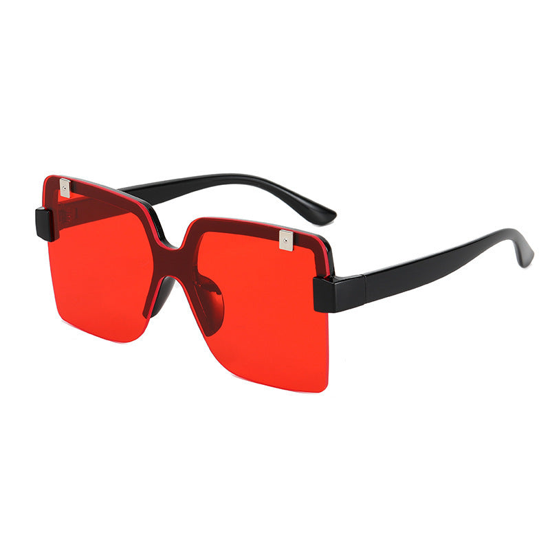 Damen Modische Oversized-Sonnenbrille mit futuristischem Design Brehn
