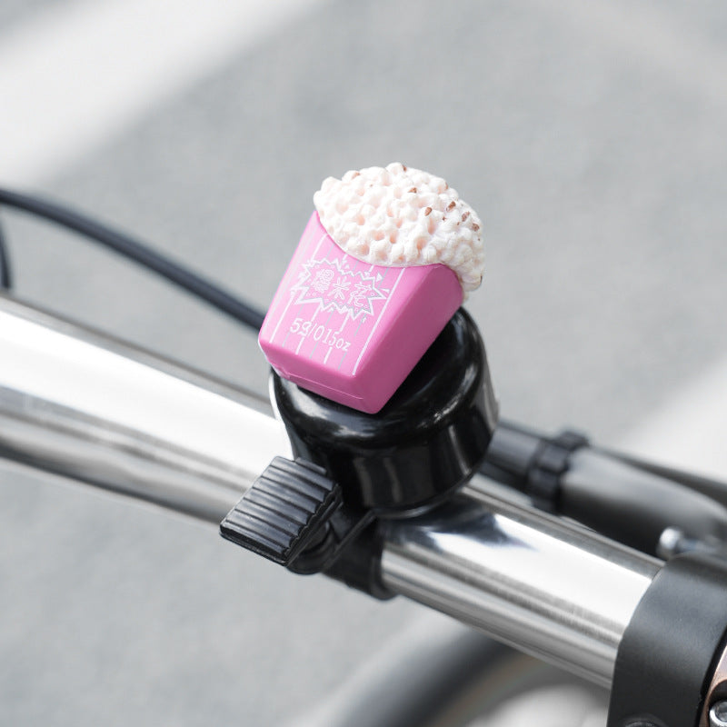 Neuheit Lenkerfahrradglocke mit Silikon-Popcorn-Topper und universellem Clamp Brehn