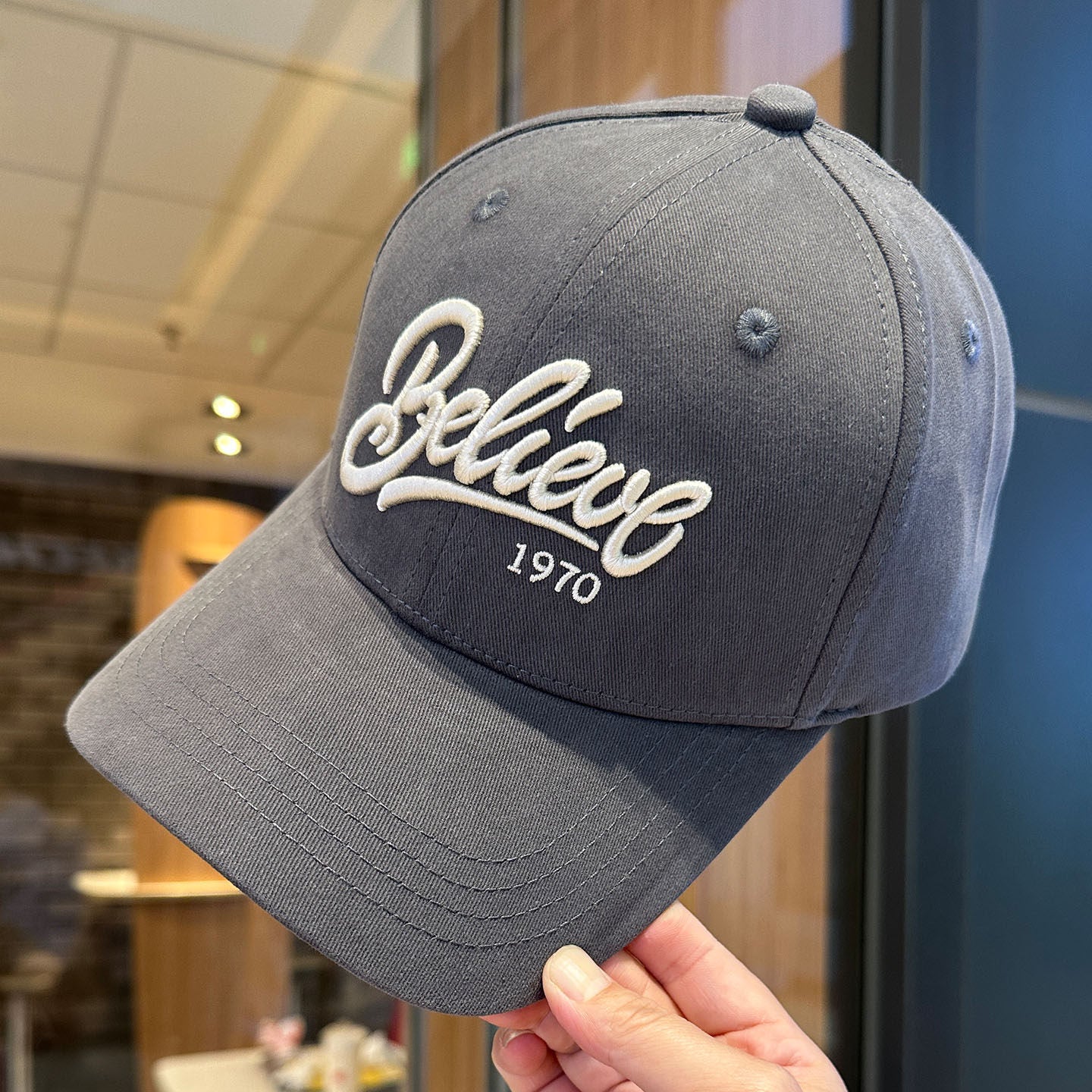 Damen stilvolle bestickte verstellbare Cap Brehn 1784188220