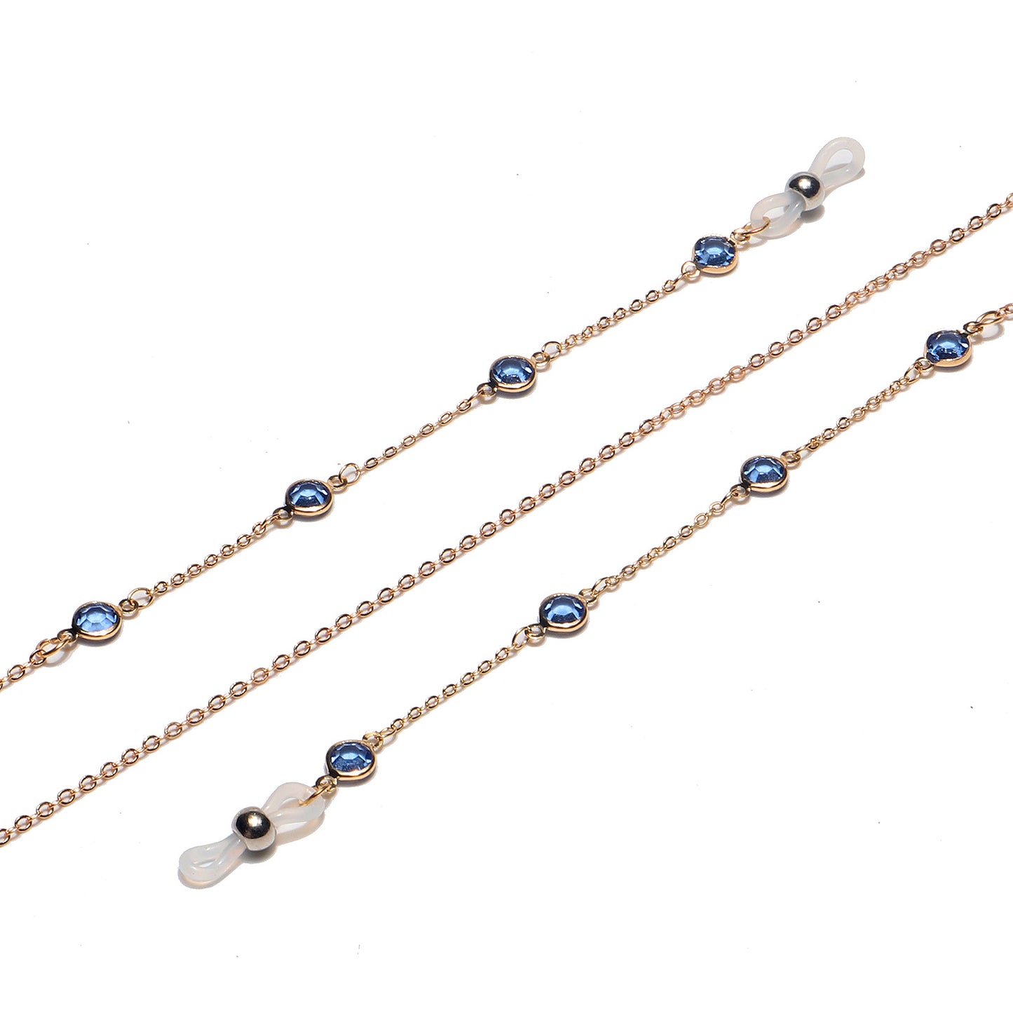 Elegante Edelstein Brillen Kette Brehn