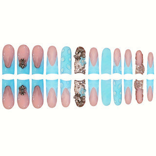 Dekoratives Press-On Nagelkunst Set Brehn