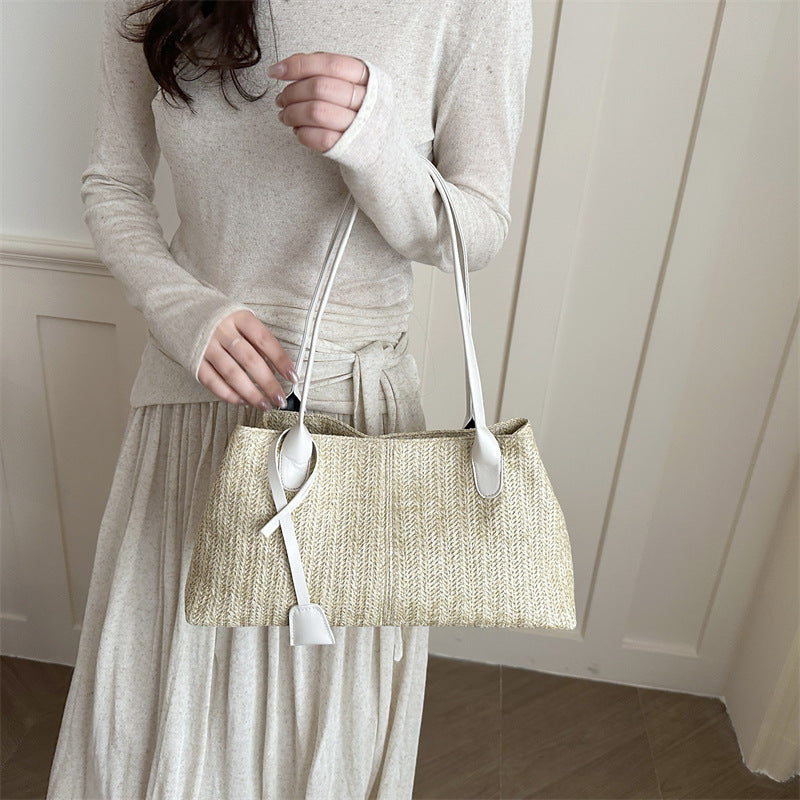 Gewebte Strohtasche