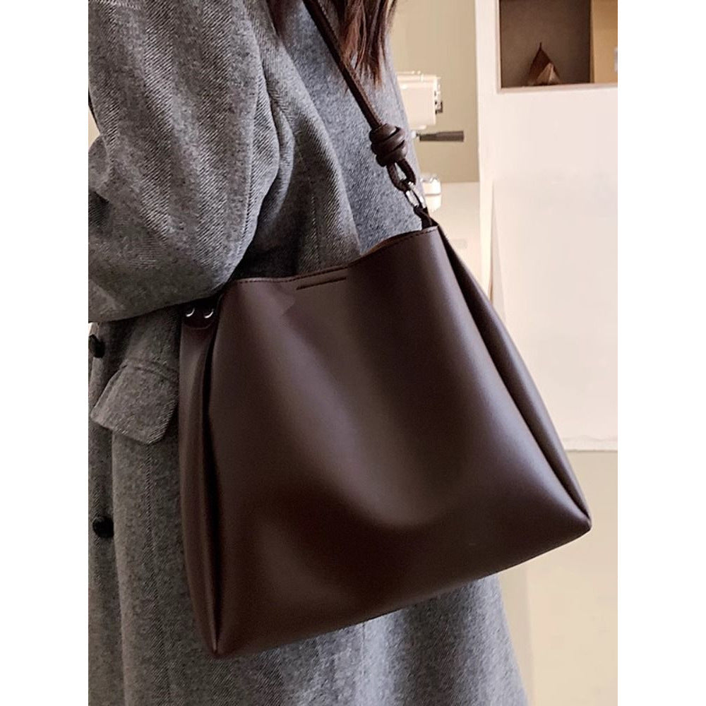 Premium Leder Slouchy Tote Brehn