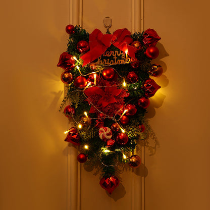 Festliche Weihnachtskranz Dekoration Brehn