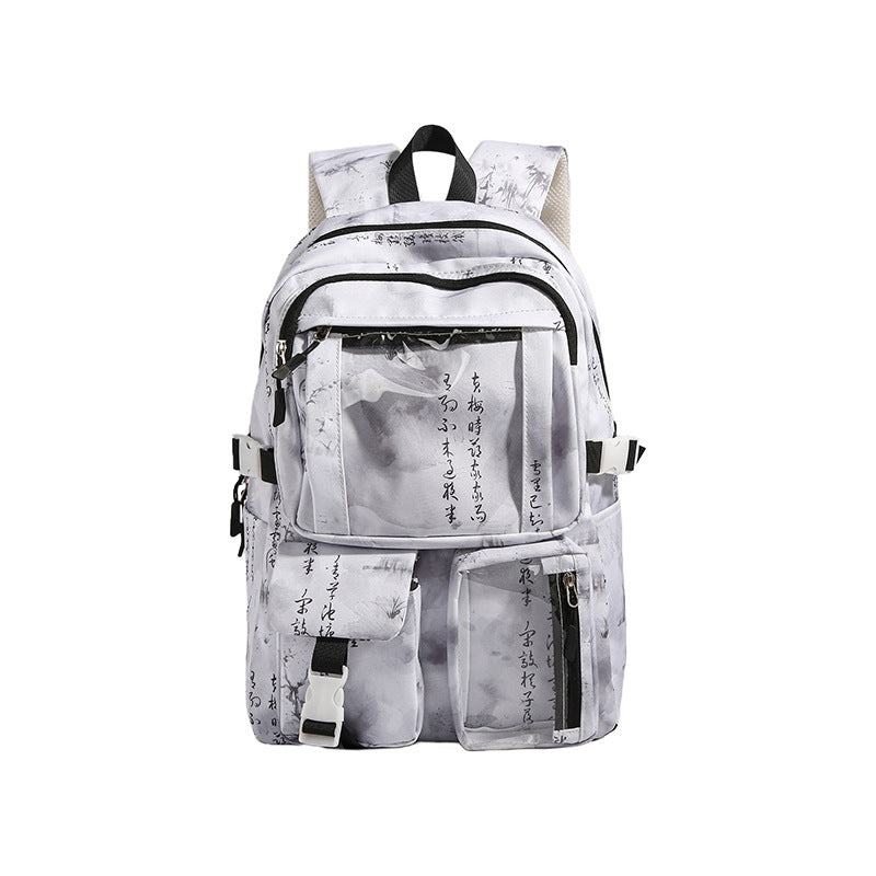 Stylischer Grafikdruck-Rucksack
