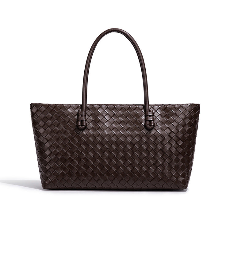 Woven Leather Tote Bag Brehn