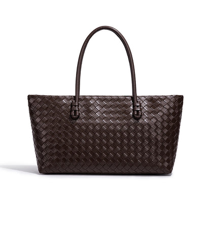 Woven Leather Tote Bag Brehn
