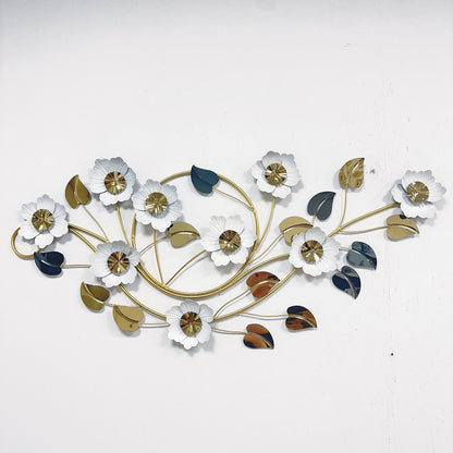 Florale Metall Wandkunst Dekor Brehn