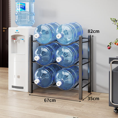 Robuster dreistufiger Wasserkrugständer für große Flaschen