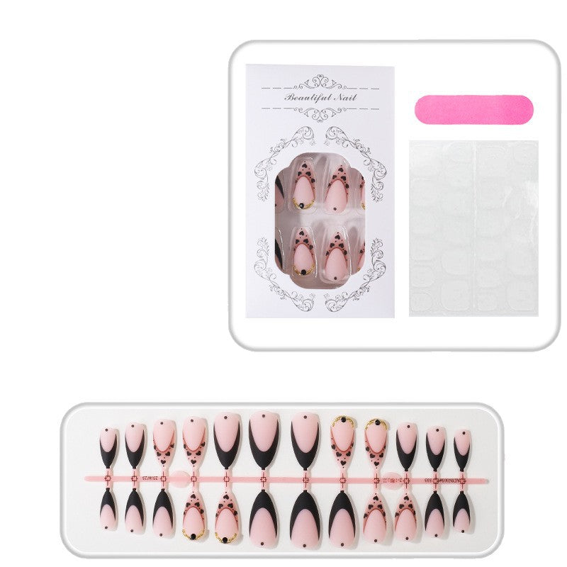Einzigartiges Elegantes Press-On Nagelspitzen Set Brehn