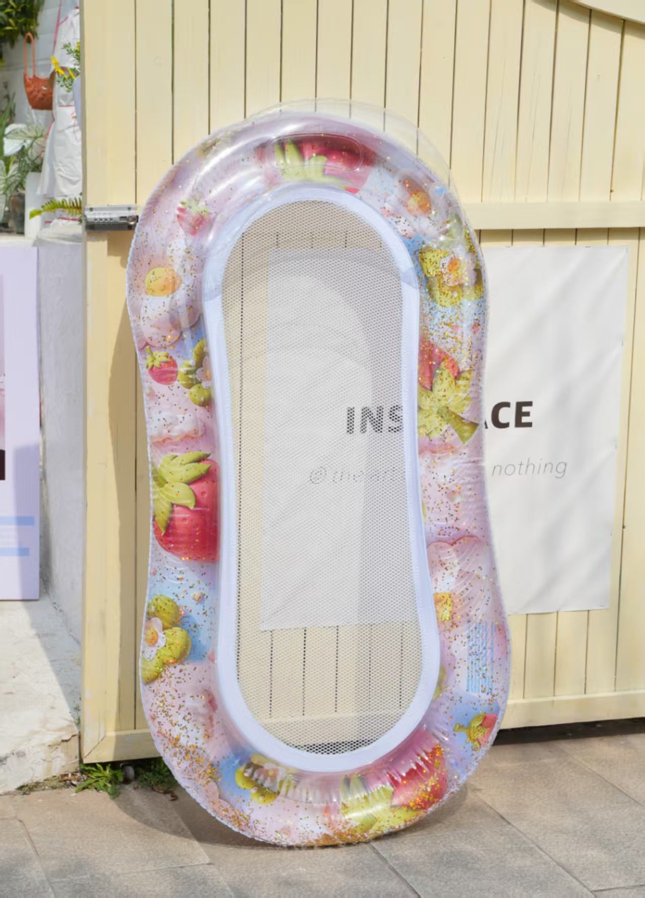 Damen Aufblasbarer Schwimmring mit Wassermelonen-Design Brehn
